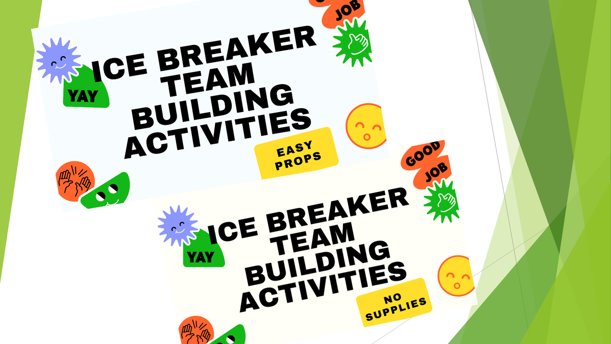 Ice Breaker Team Building Activities 2 Pack KidzMatter
