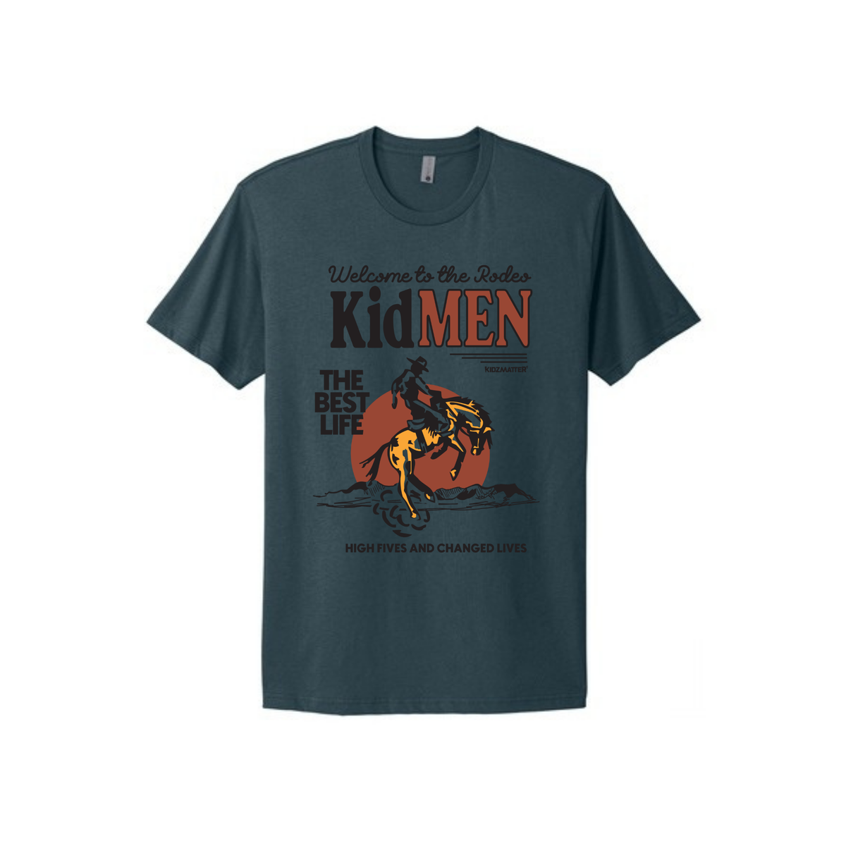Welcome to the Rodeo KidMin T-Shirt: Gunmetal Blue – KidzMatter