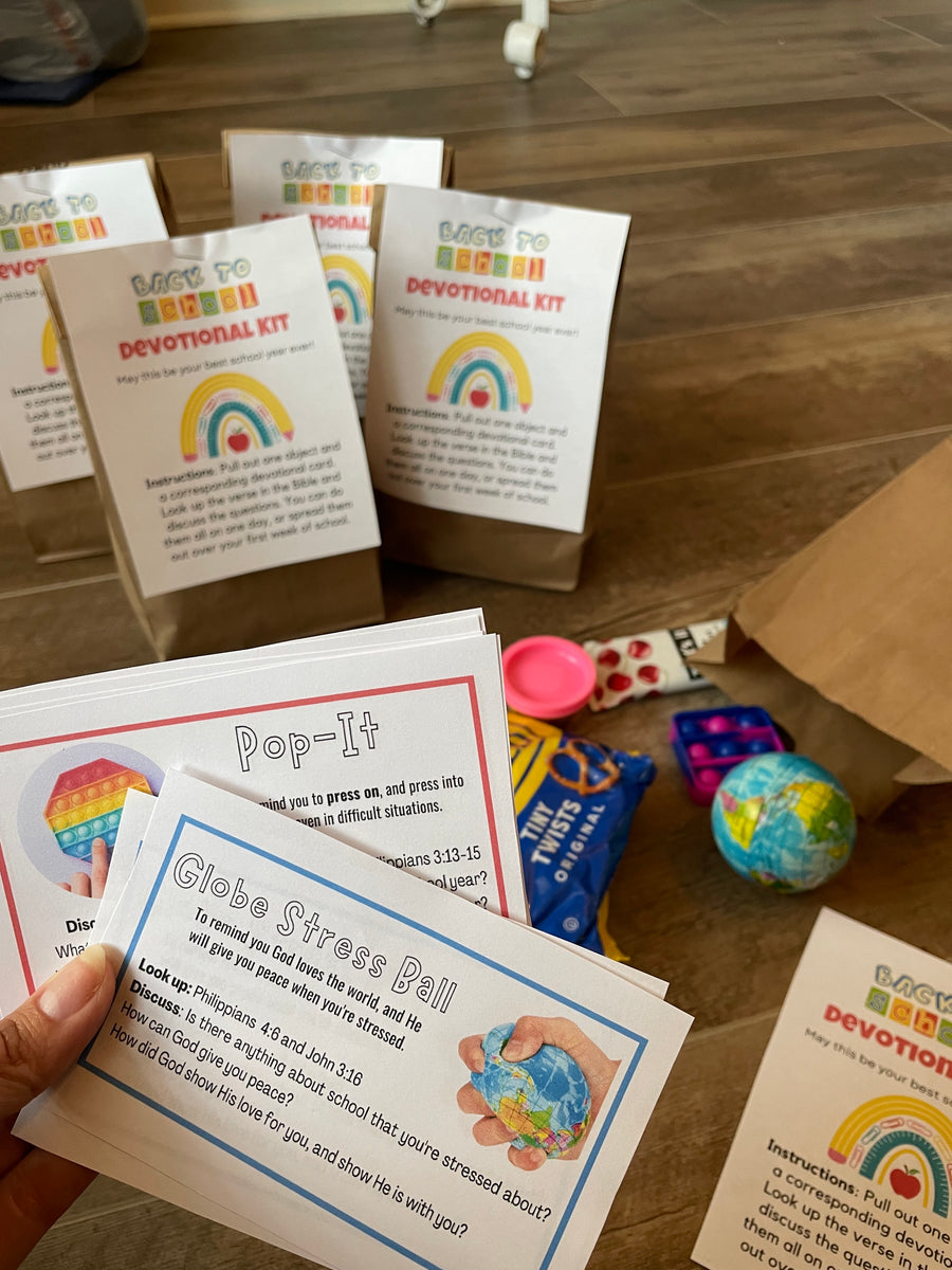 Back to School Devo Kit – KidzMatter