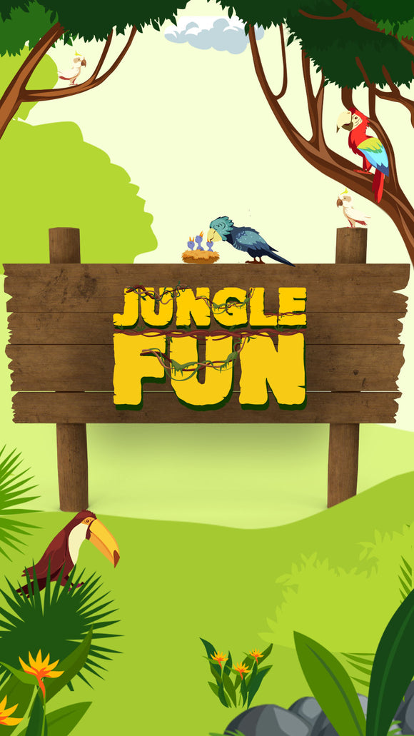 Jungle Fun Theme: Social Media Graphics