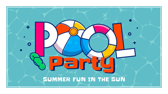 Pool Party Summer Fun in the Sun Ministry Graphics
