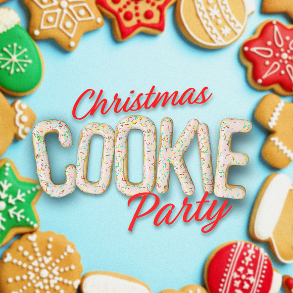 Christmas Cookie Party Social Graphics