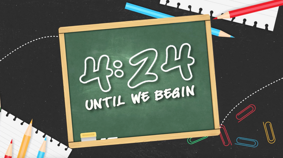 Back To School Sunday: Crazy Chalkboard Countdown Video