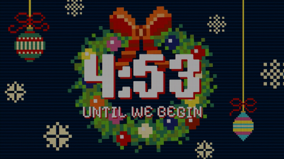 Christmas Arcade Theme Countdown Video