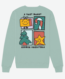 Very Merry KidMin Christmas Sweatshirt: Dusty Green