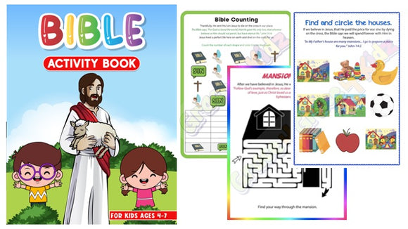 Bible Activity Book (Age 3-7)