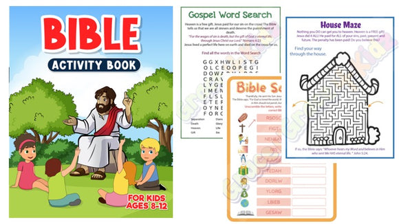 Bible Activity Book (Ages 8-12)