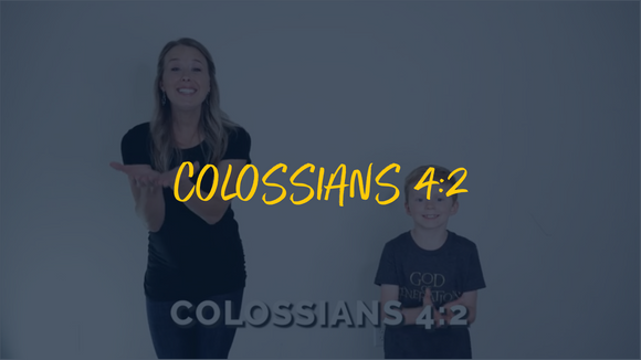 Colossians 4:2 Worship Video