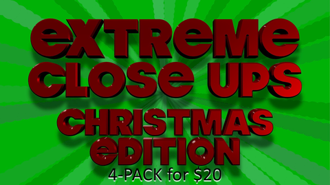 Extreme Close Ups Christmas Edition [4 Pack] Crowd Breaker Game by Shopify