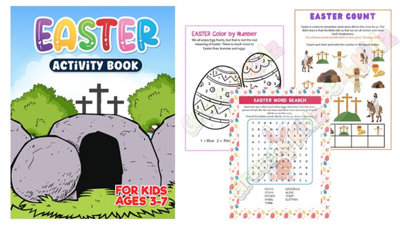 Easter Activity Book (Ages 3-7)