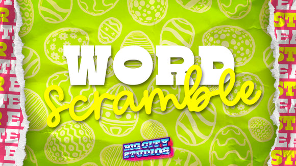 Easter Word Scramble On Screen Game Pack