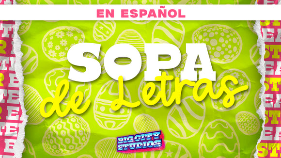 Easter Word Scramble On Screen Game Pack (In Spanish)