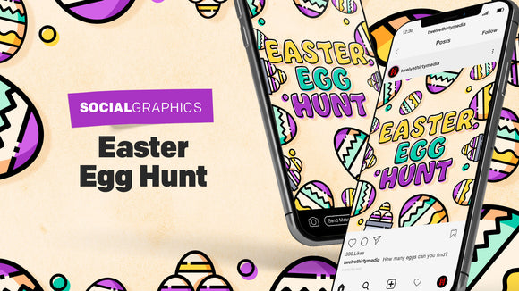 Easter Egg Hunt Social Graphics
