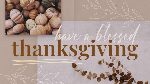 Happy Thanksgiving Title Graphic