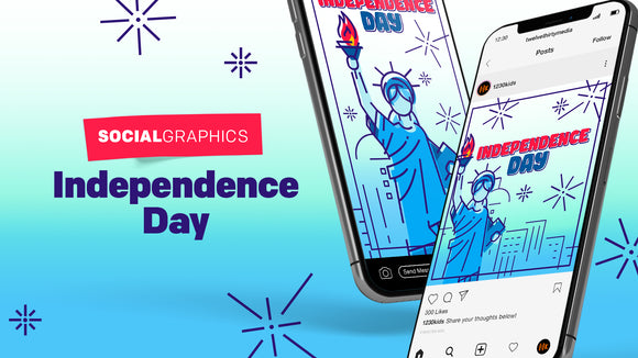 Independence Day Social Graphics
