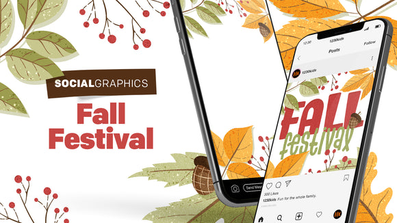 Fall Festival Social Graphics Pack
