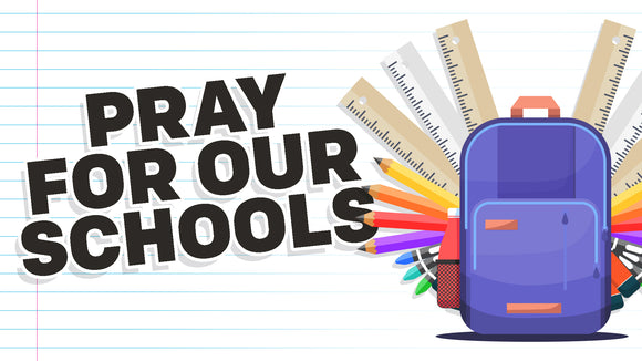 Pray for Our Schools Title Graphic