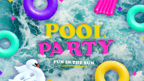 Pool Party: Title Graphics