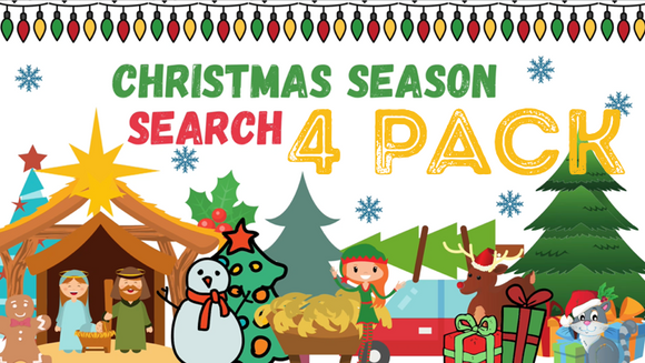 Christmas Season Search [4 Pack] Crowd Breaker Game