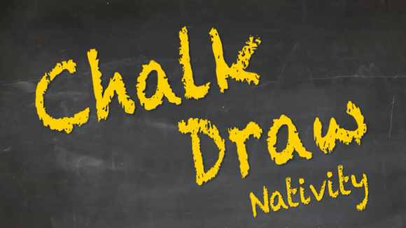 Chalk Draw Nativity On Screen Game