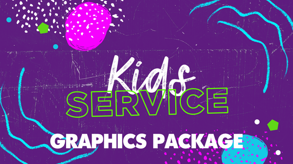 Kids Service Title Graphics