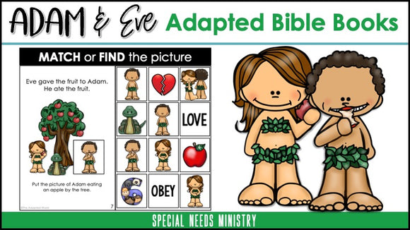 Adam and Eve Adapted Books