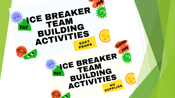 Ice Breaker Team Building Activities: 2 Pack