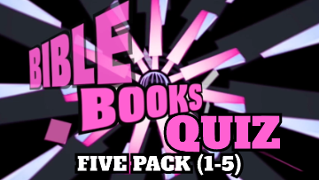 Bible Books Quiz Video 5 Pack [Versions 1-5]