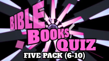Bible Books Quiz Video 5 Pack [Versions 6-10]