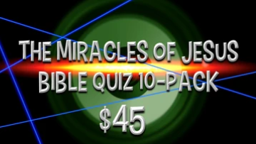 The Miracles of Jesus [10-Pack] Bible Quiz Game