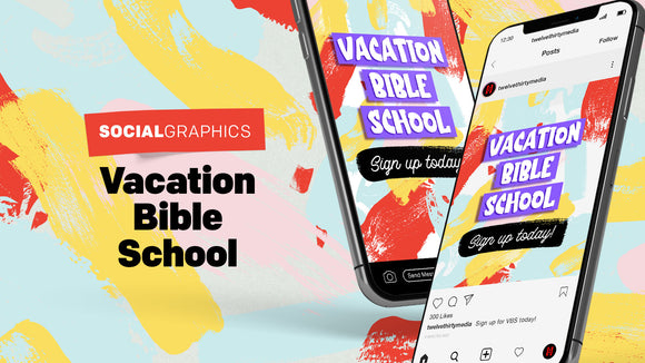 Vacation Bible School Social Media Graphics