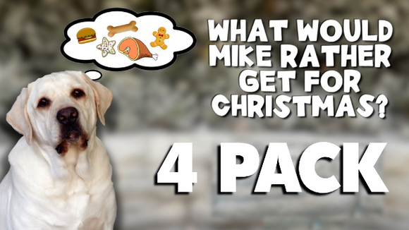 What Would Mike Rather Get for Christmas [4 Pack] Crowd Breaker Game