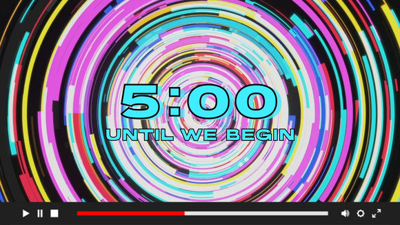 Color Tunnel Countdown Video