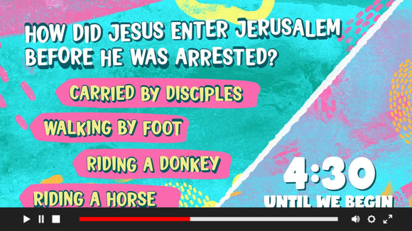 Easter Bible Quiz Countdown