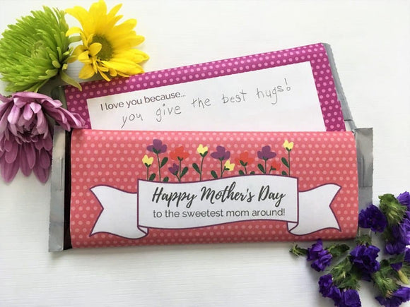Mother's Day Hershey Wrap Printable