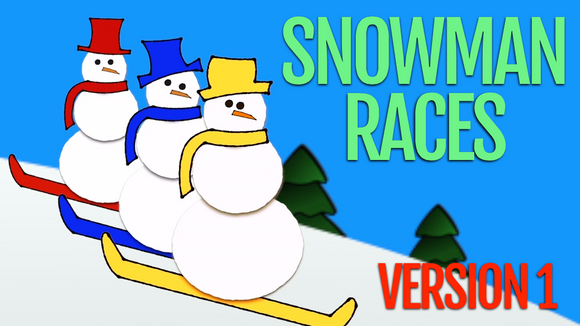 Snowman Races [Version 1] Racing Game