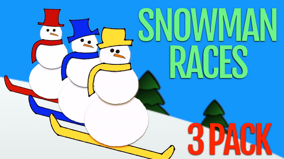 Snowman Races [3 Pack] Racing Game