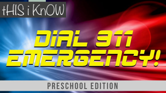 This iKnow Unit 9: Dial 911 Emergency! [Preschool]